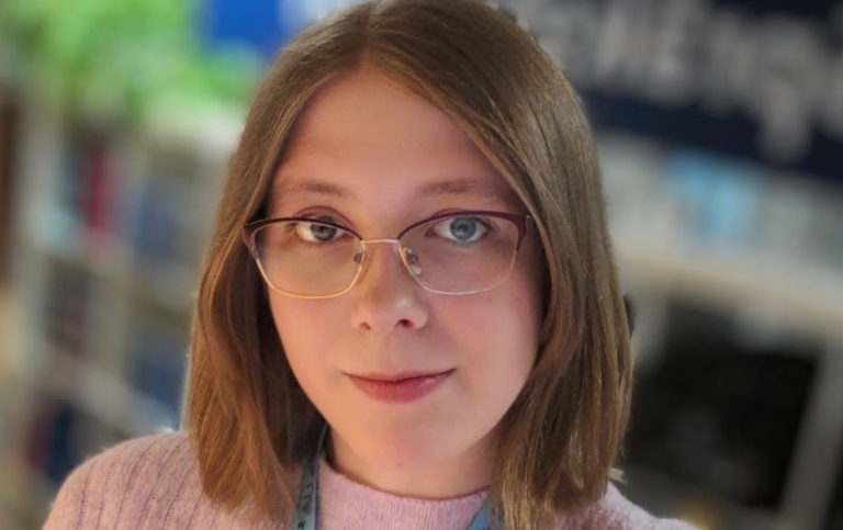 Amanda Kann, doktorand i datorlingvistik.